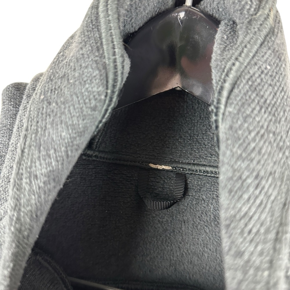 Mens Y2K Lululemon Grey Quarter Zip Athletic Pullover Hoodie Size M - Picture 6 of 10